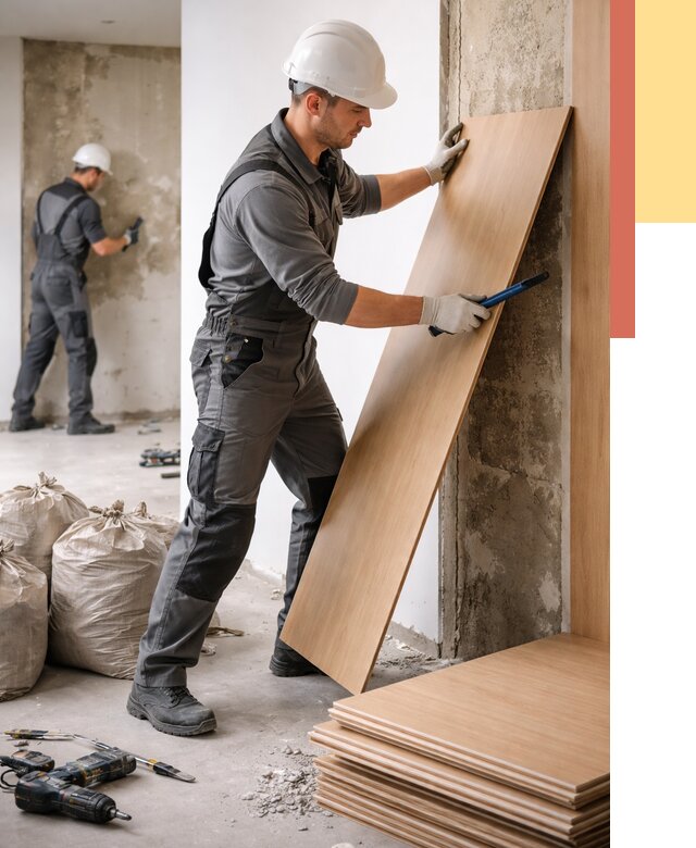 Демонтаж стеновых панелей в Невинномысске от 3580 руб. за м² быстро и недорого | ОТДЕЛОЧНИК-Нвн