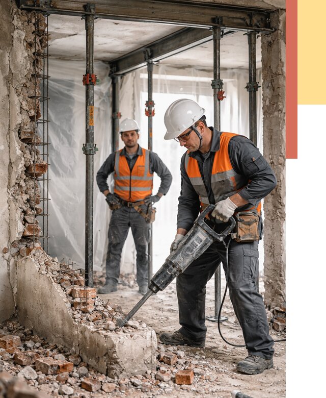 Снос несущих стен в Невинномысске от 10485 руб. — демонтаж несущей стены под ключ | ОТДЕЛОЧНИК-Нвн