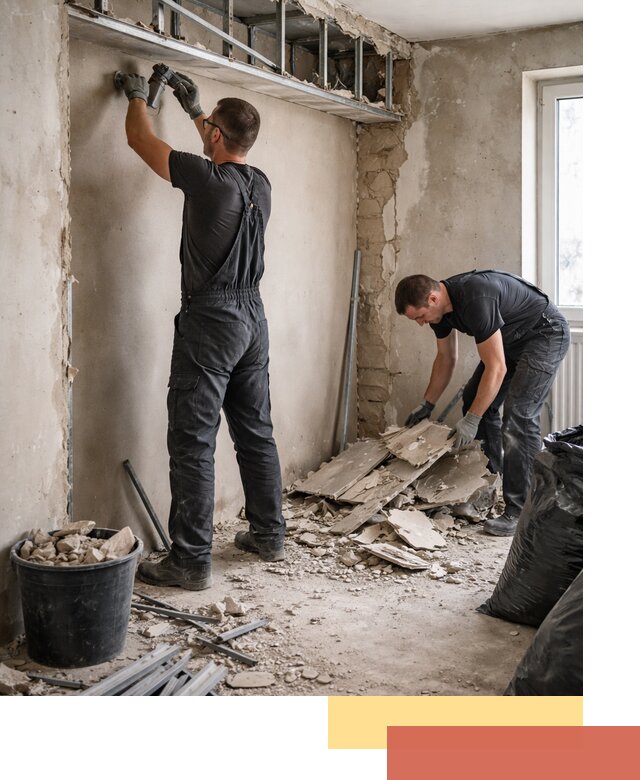 Демонтаж короба из гипсокартона в Невинномысске быстро и аккуратно