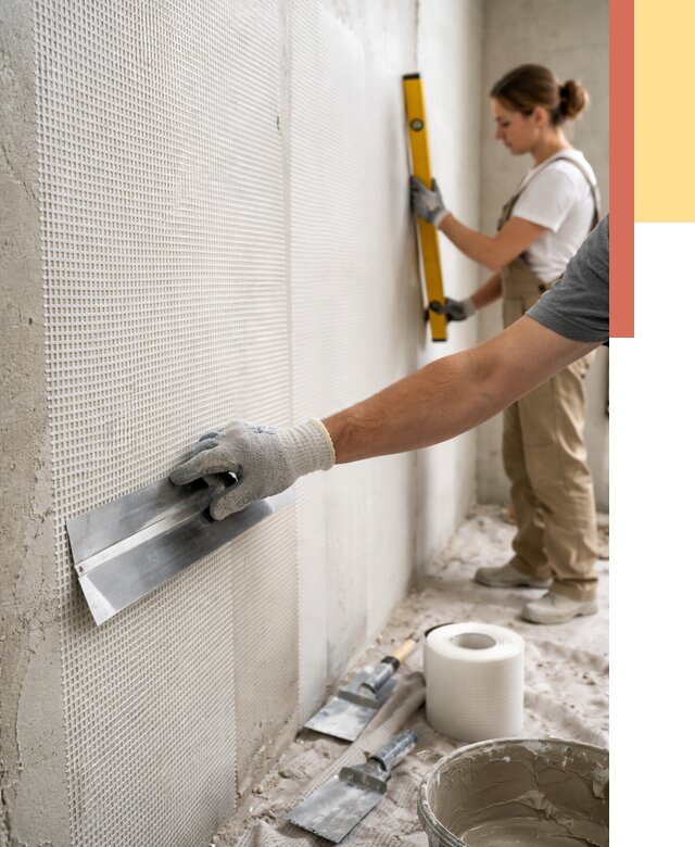 Армирование стен стеклосеткой в Невинномысске от 3273 руб. под ключ | ОТДЕЛОЧНИК-Нвн