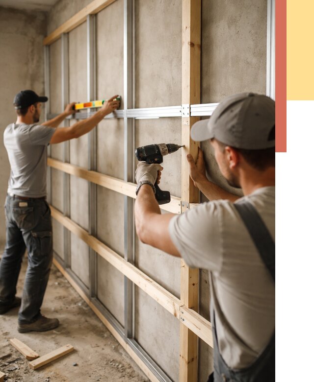 Устройство обрешетки под панели в Невинномысске от 2148 руб. — монтаж под ключ | ОТДЕЛОЧНИК-Нвн