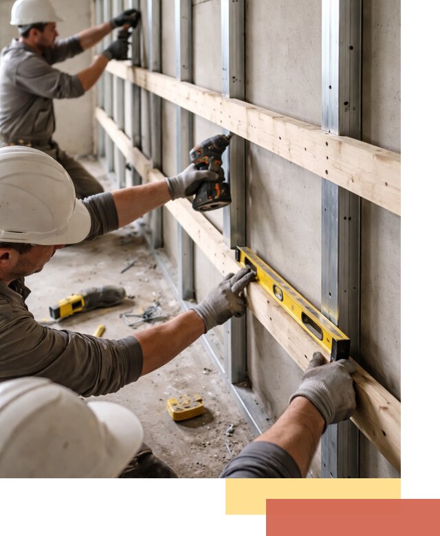 Устройство обрешетки под панели в Невинномысске