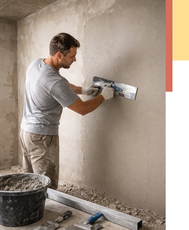 Штукатурка стен без маяков в Невинномысске от 7365 руб/м2 — услуги и цена | ОТДЕЛОЧНИК-Нвн