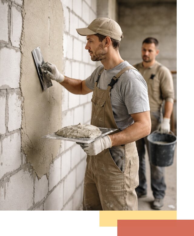 Штукатурка стен из газобетона в Невинномысске под ключ