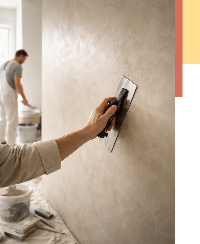 Венецианская штукатурка в Невинномысске от 3580 руб/м² — нанесение стен под ключ | ОТДЕЛОЧНИК-Нвн