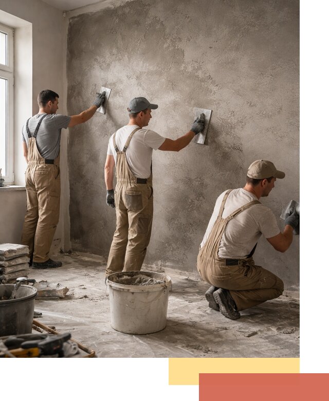 Декоративная штукатурка под бетон в Невинномысске для стен и потолков