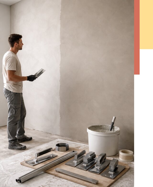 Нанесение микроцемента на стены в Невинномысске от 3273 руб./м2 под ключ | ОТДЕЛОЧНИК-Нвн