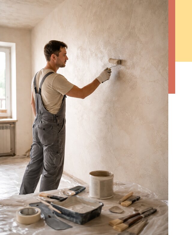 Нанесение лессирующей краски по декоративке в Невинномысске от 1790 руб. | ОТДЕЛОЧНИК-Нвн