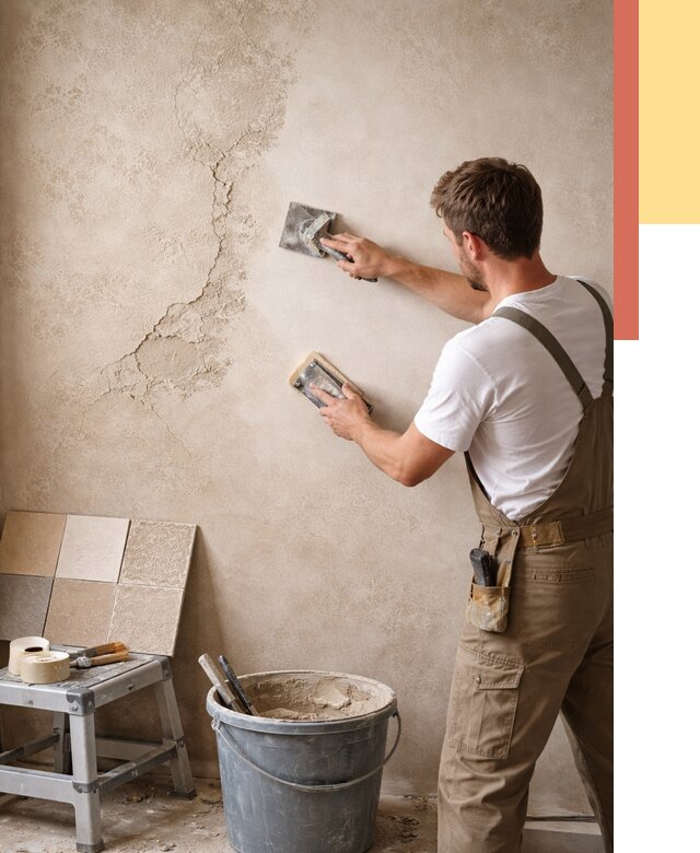 Ремонт декоративной штукатурки в Невинномысске от 4603 руб. под ключ | ОТДЕЛОЧНИК-Нвн