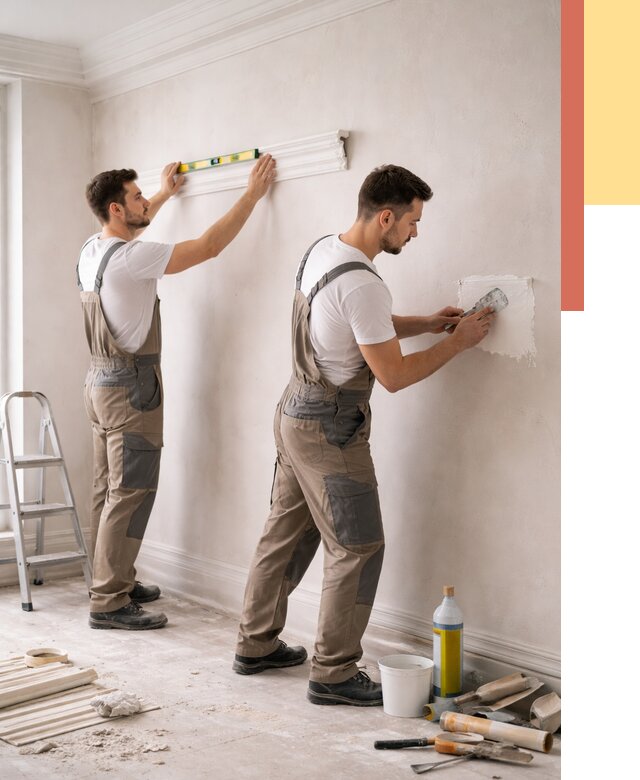 Монтаж лепнины на стены в Невинномысске от 4603 руб. — недорого, быстро | ОТДЕЛОЧНИК-Нвн