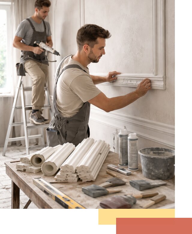 Монтаж лепнины на стены в Невинномысске профессионально и качественно