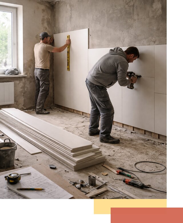 Монтаж ПВХ панелей на стены в Невинномысске качественно и быстро