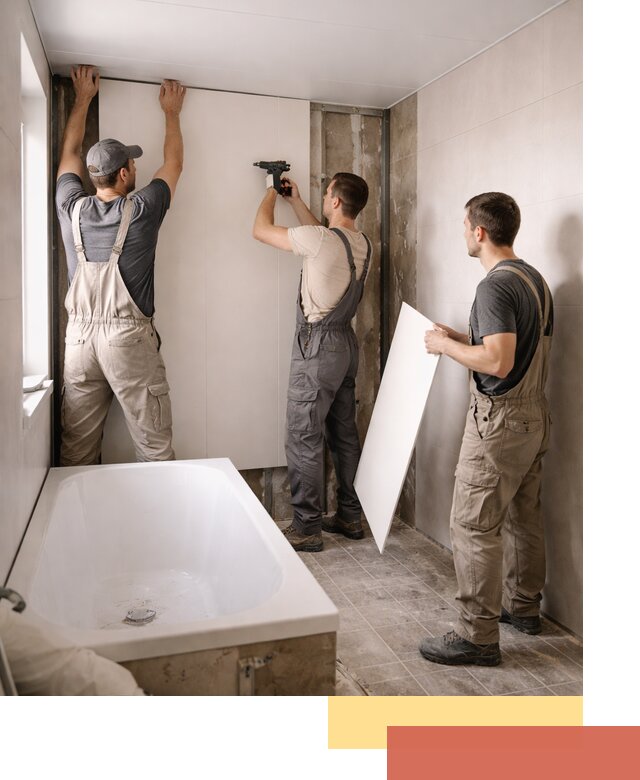 Отделка ванной панели ПВХ профессионально в Невинномысске