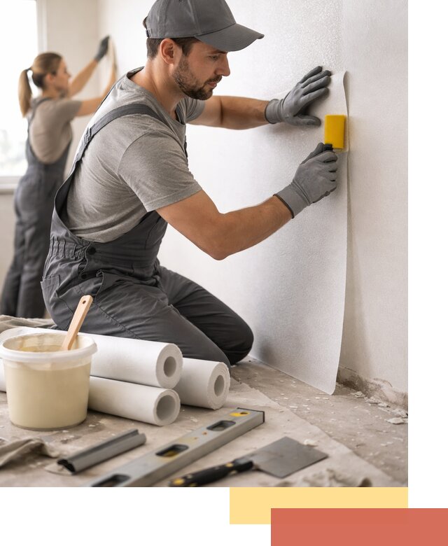 Поклейка стеклообоев профессионально в Невинномысске