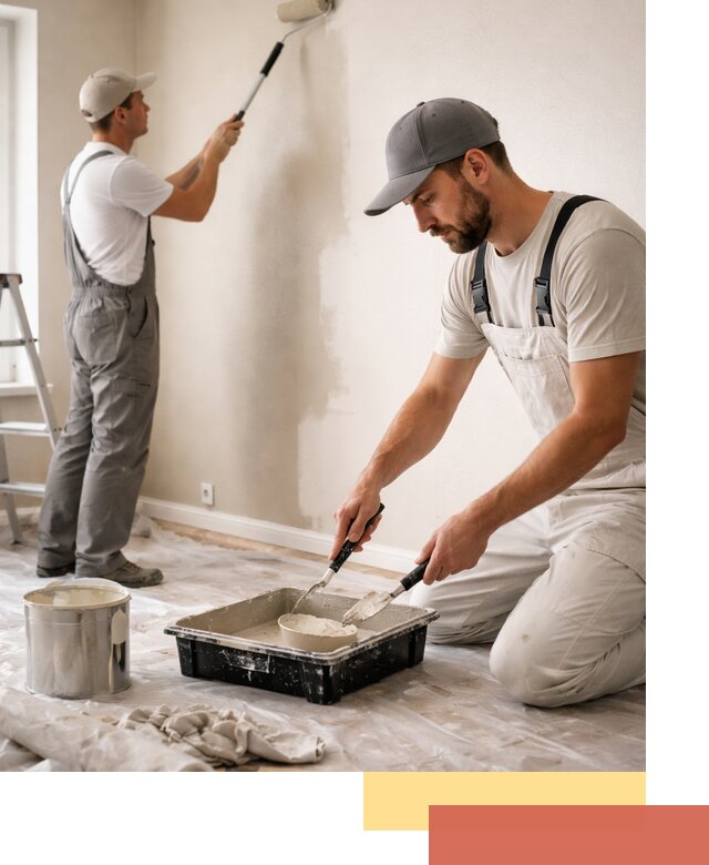 Покраска стен в квартире в Невинномысске — профессионально и аккуратно