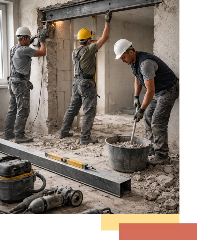 Создание проемов в стенах и несущих конструкциях в Невинномысске