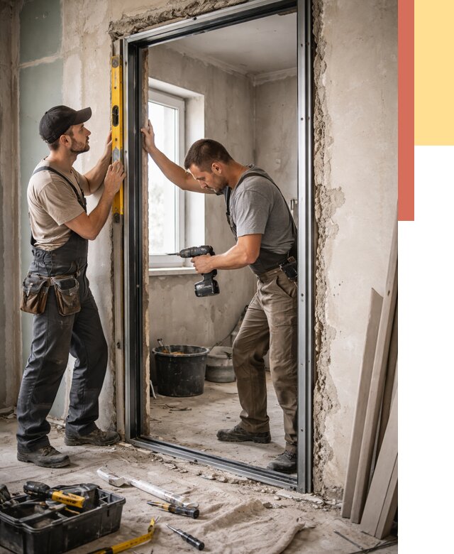 Закладка дверного проема в Невинномысске от 3580 руб. — быстро и недорого | ОТДЕЛОЧНИК-Нвн