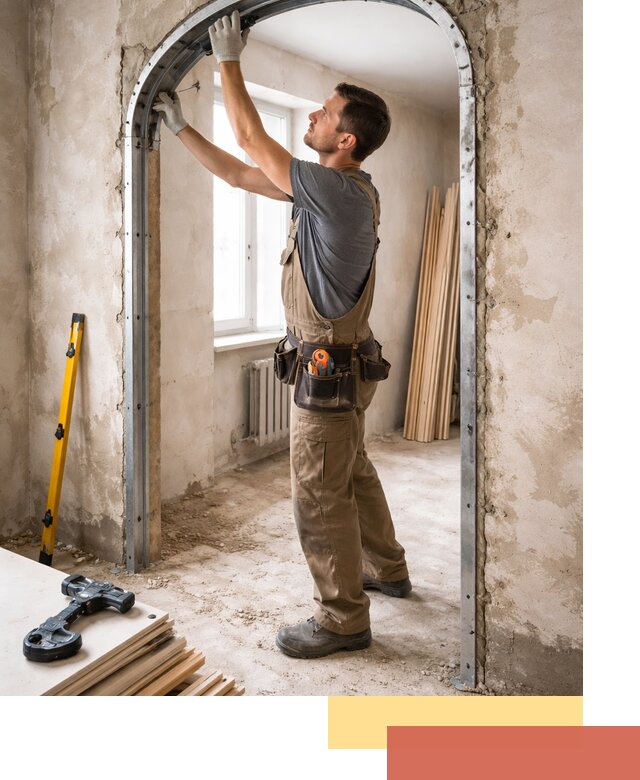 Устройство арочного проема в Невинномысске под ключ