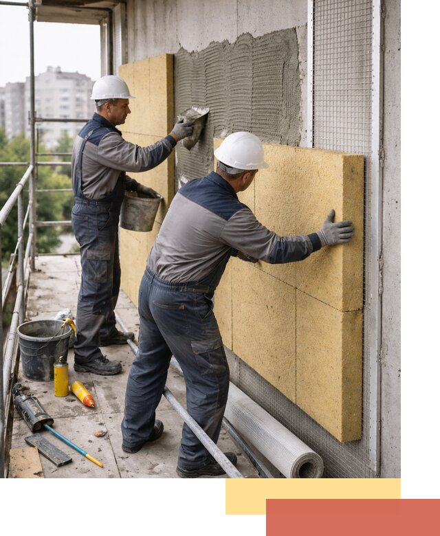 Утепление стен зданий и домов в Невинномысске качественно и надежно