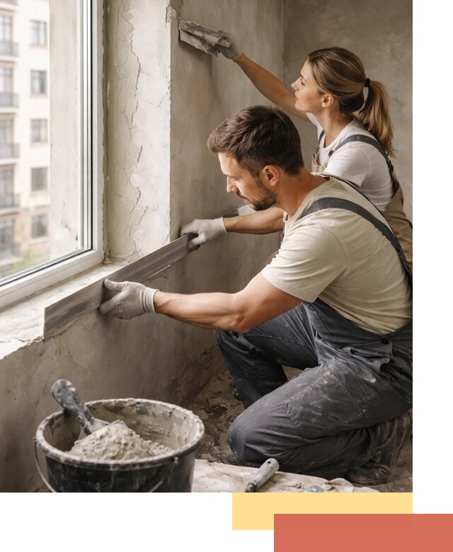 Штукатурка откосов дверей и окон профессионально в Невинномысске