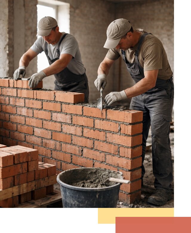 Кладка кирпичных перегородок под ключ в Невинномысске