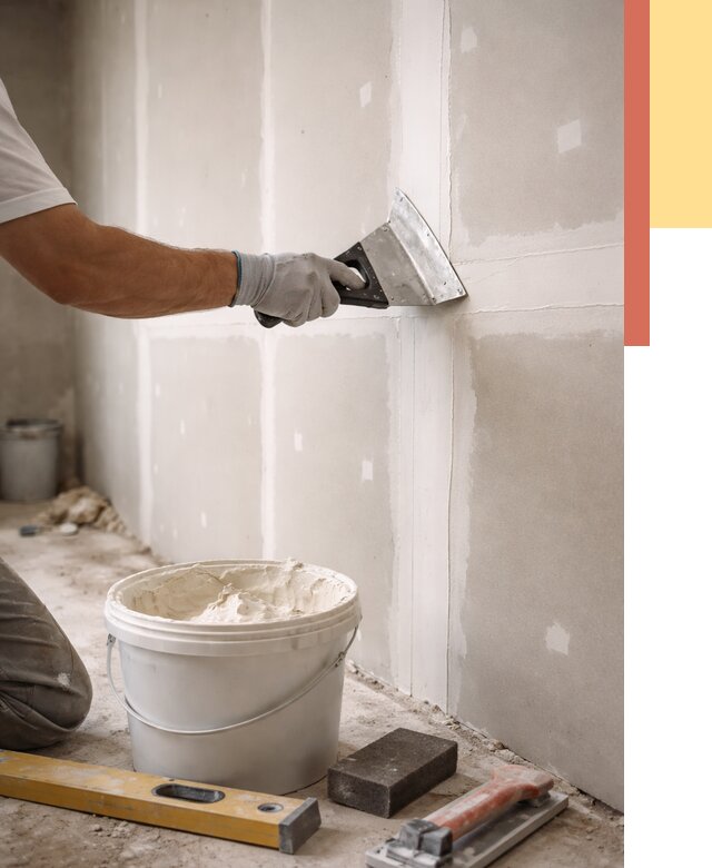 Шпаклевка перегородок из гипсокартона в Невинномысске от 2557 руб. — услуги ОТДЕЛОЧНИК-Нвн