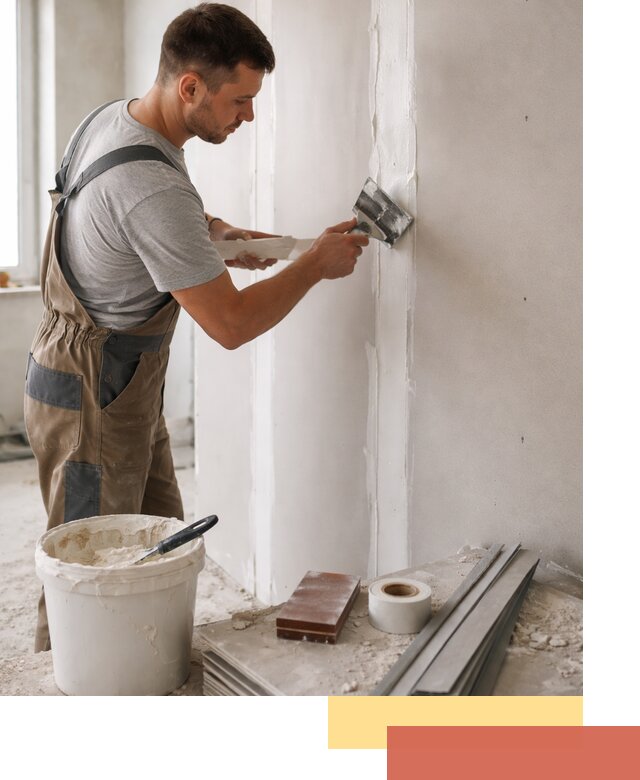 Шпаклевка перегородок из гипсокартона в Невинномысске качественно и быстро