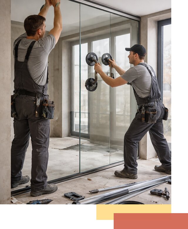 Цельностеклянные перегородки под ключ в Невинномысске