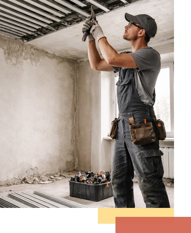 Демонтаж реечного потолка в Невинномысске быстро и аккуратно