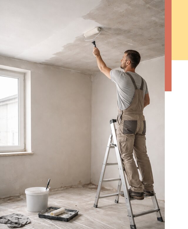 Грунтовка потолка в Невинномысске от 2557 руб. — быстро и недорого | ОТДЕЛОЧНИК-Нвн