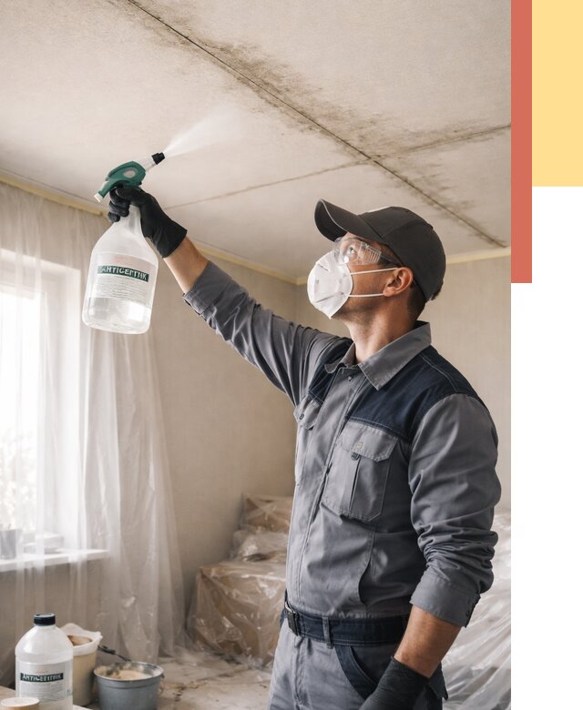 Антисептическая обработка потолка в Невинномысске от 2557 руб. | ОТДЕЛОЧНИК-Нвн