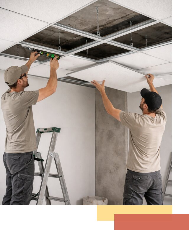 Монтаж потолка Армстронг под ключ в Невинномысске