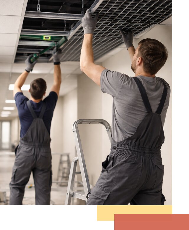 Монтаж потолка Грильято в Невинномысске: установка под ключ качественно