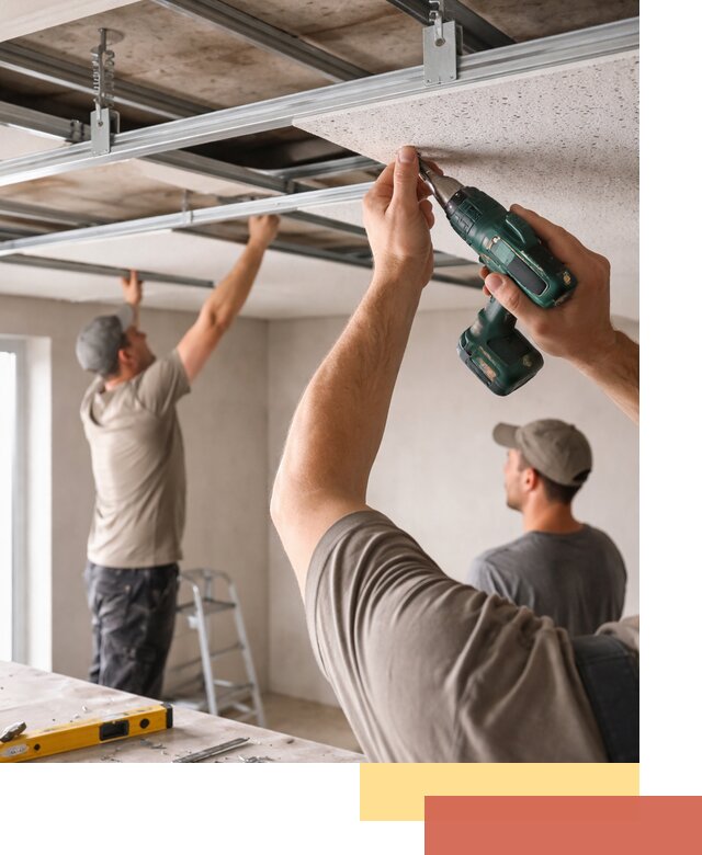 Монтаж акустического потолка в Невинномысске под ключ