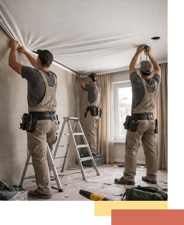 Монтаж матового натяжного потолка в Невинномысске качественно и быстро