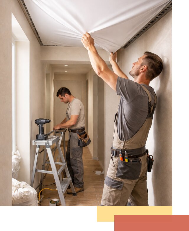 Монтаж натяжного потолка в прихожей в Невинномысске