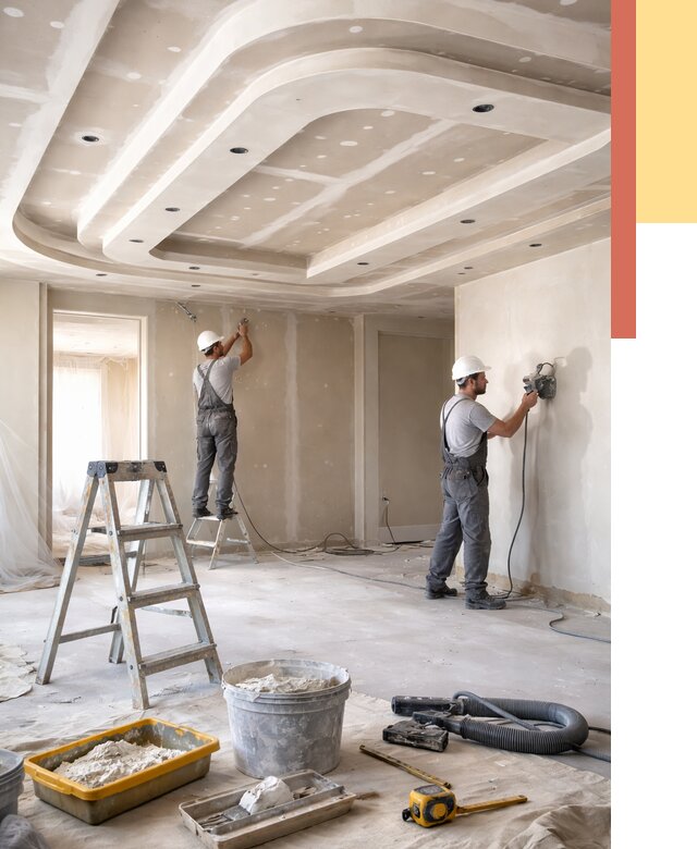 Многоуровневый потолок из гипсокартона в Невинномысске от 767 руб. под ключ | ОТДЕЛОЧНИК-Нвн