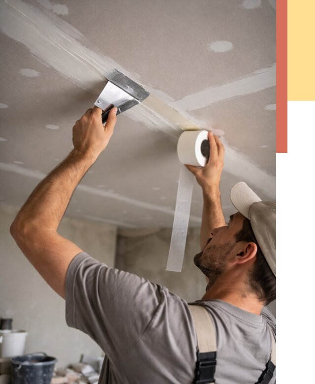 Обработка швов потолка ГКЛ в Невинномысске от 7672 руб. под ключ | ОТДЕЛОЧНИК-Нвн