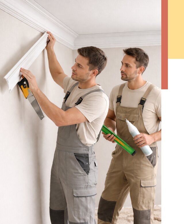 Монтаж потолочного плинтуса в Невинномысске от 2353 руб. — быстро и недорого | ОТДЕЛОЧНИК-Нвн