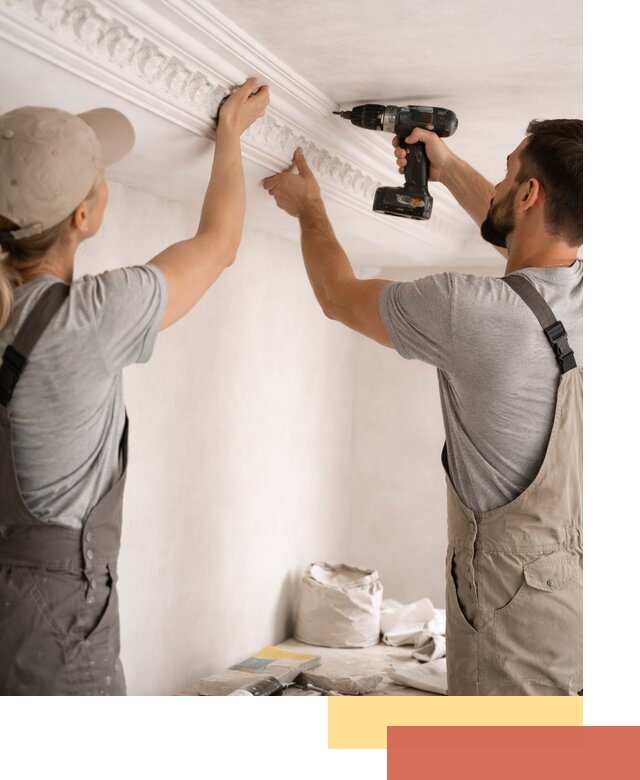 Профессиональный монтаж лепнины на потолок в Невинномысске