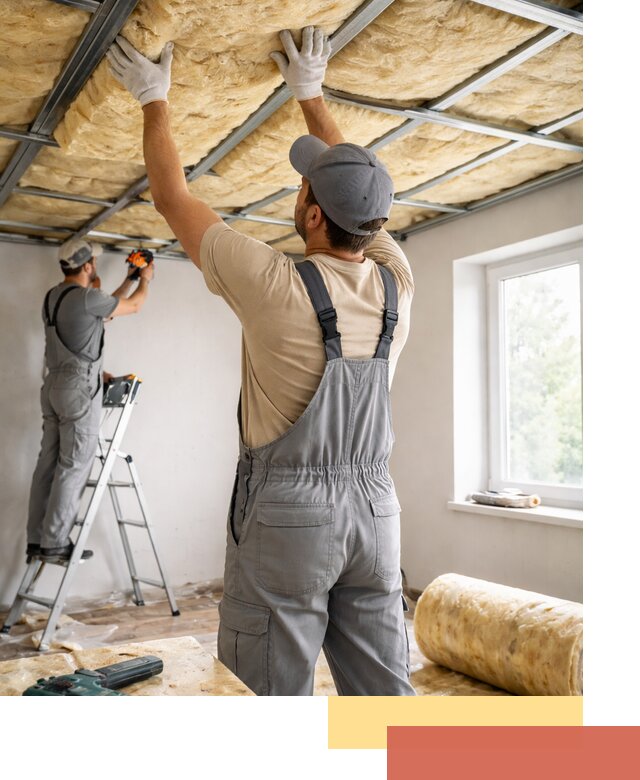 Утепление потолка под ключ в Невинномысске качественно и быстро