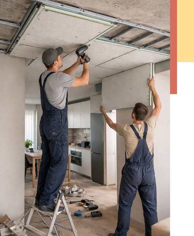 Шумоизоляция потолка панелями зипс в Невинномысске от 1892 руб. под ключ | ОТДЕЛОЧНИК-Нвн